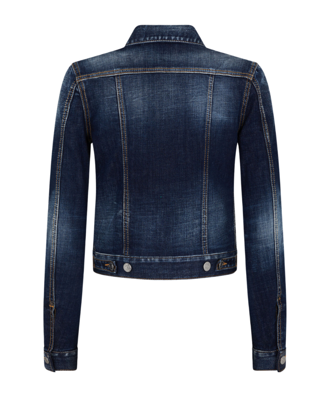 Dsquared2 Long Sleeve Denim Jacket In Black