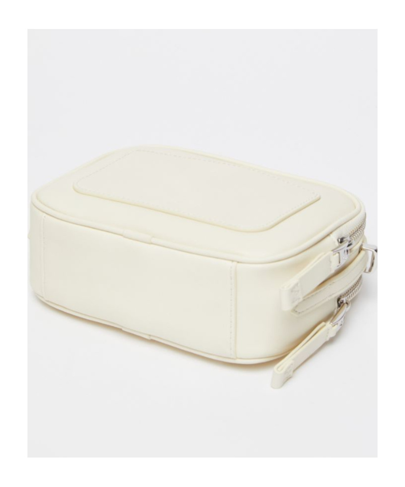 Weekend Max Mara Zipper Shoulder Bag In White