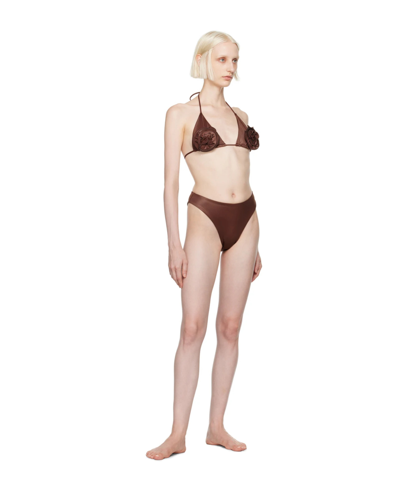 Magda Butrym High-rise Bikini Swimsuit In Nude