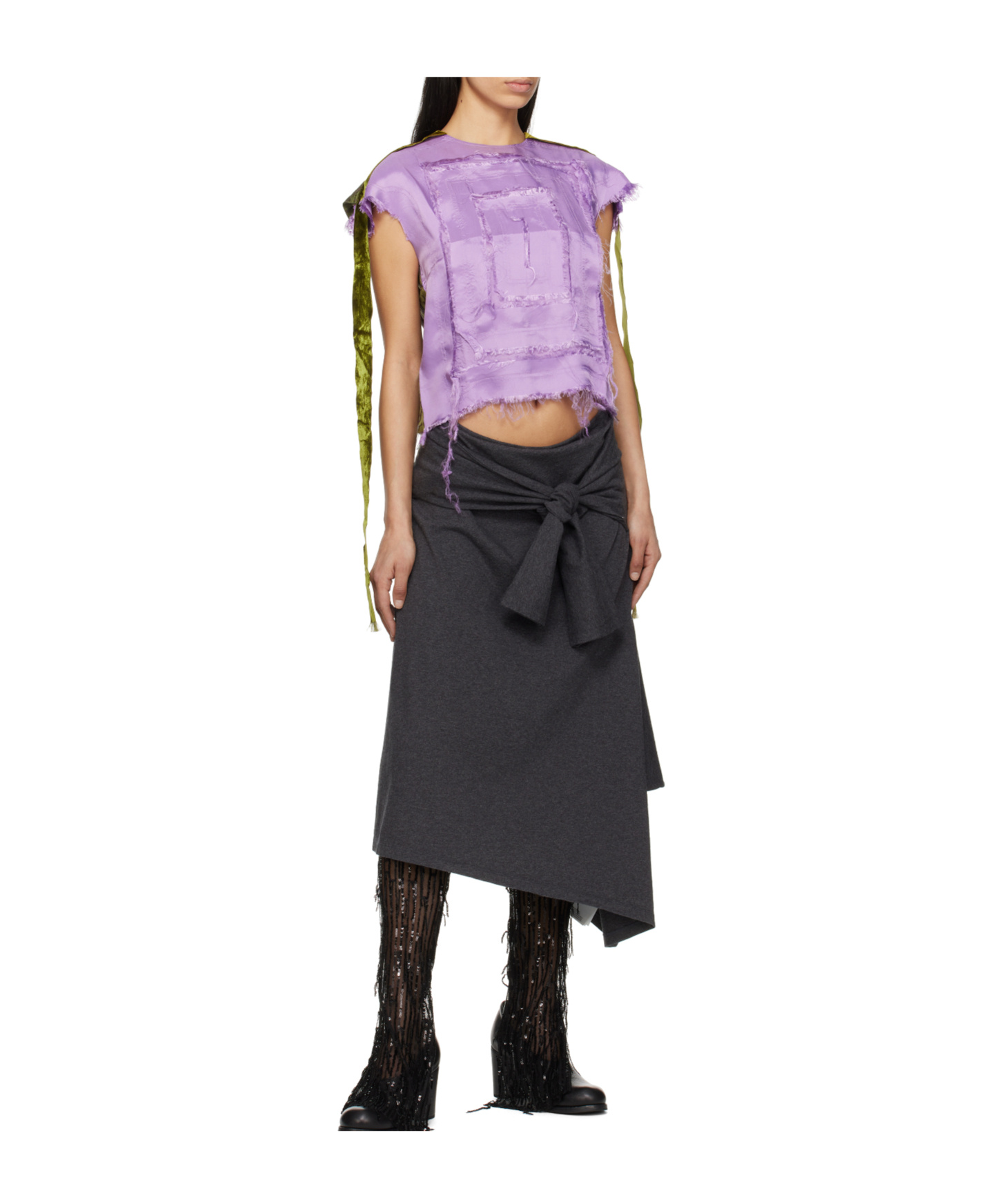 Edward Cuming Scratch The Itch Top In Green