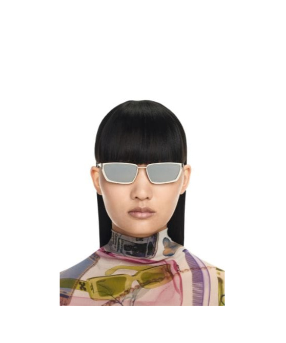 Off-white Richfield Rectangle-frame Sunglasses In Gray