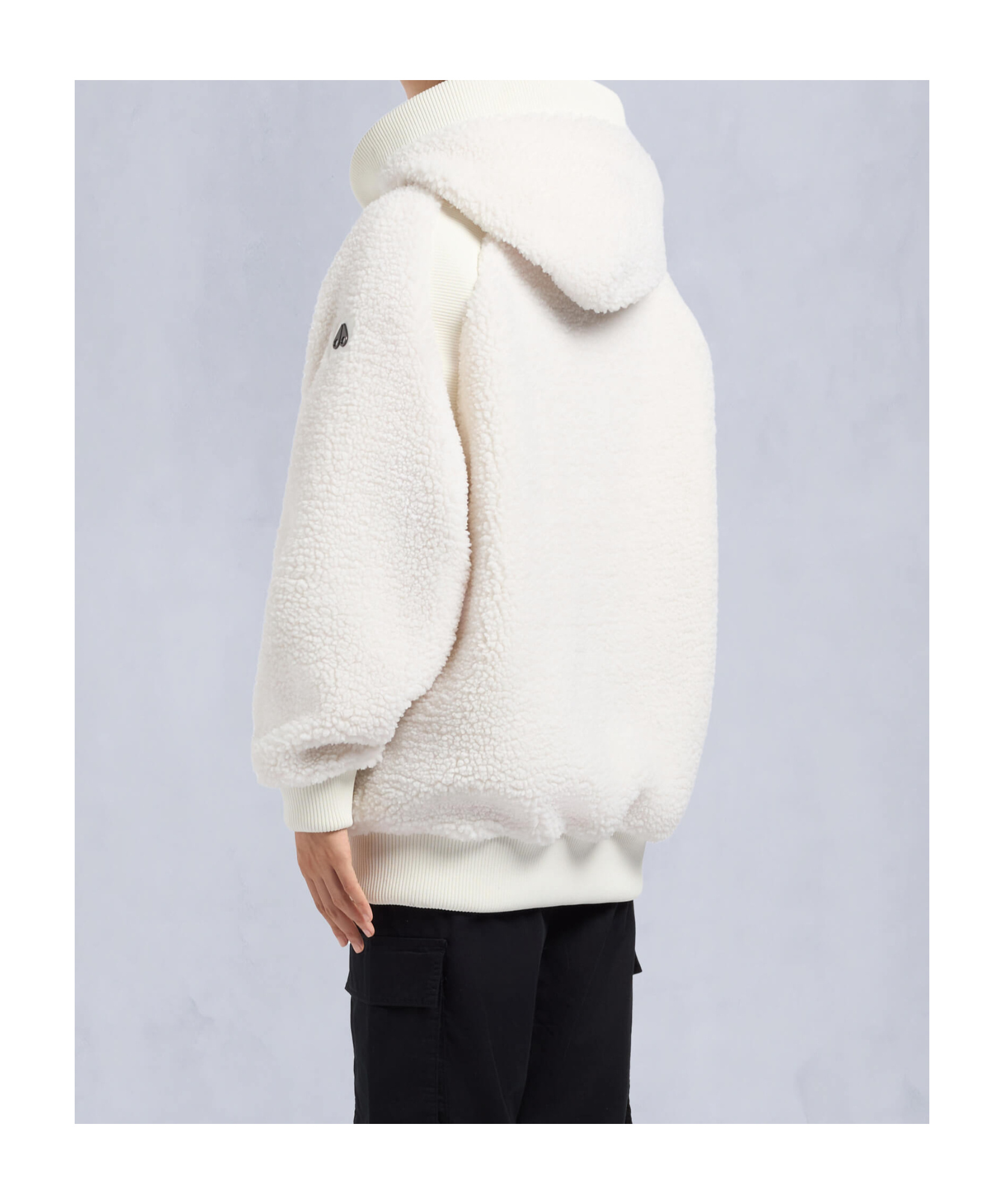 Moose Knuckles Zip-up Hooded Jacket In White
