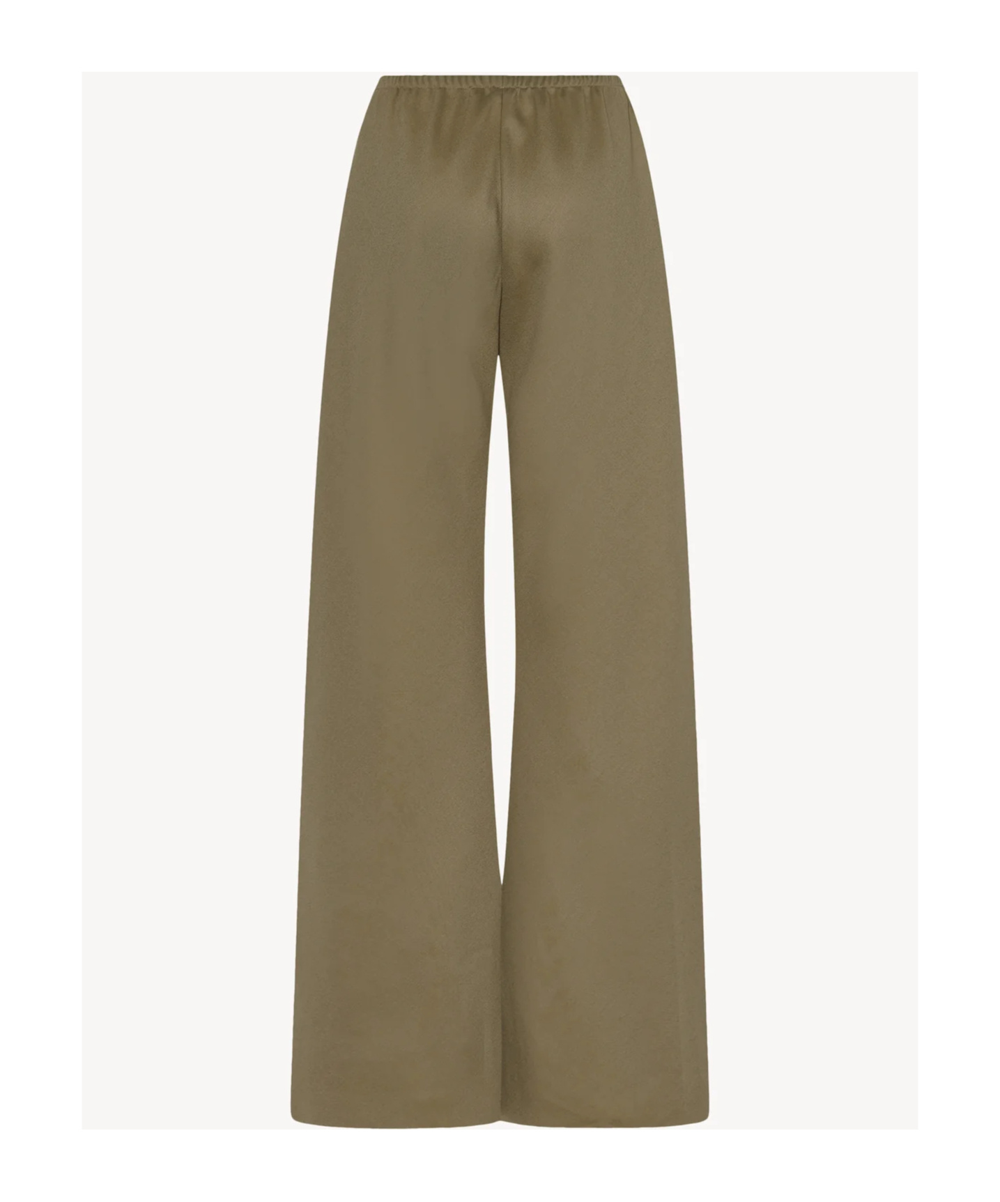 The Row Elastic Waist Casual Pants In Brown