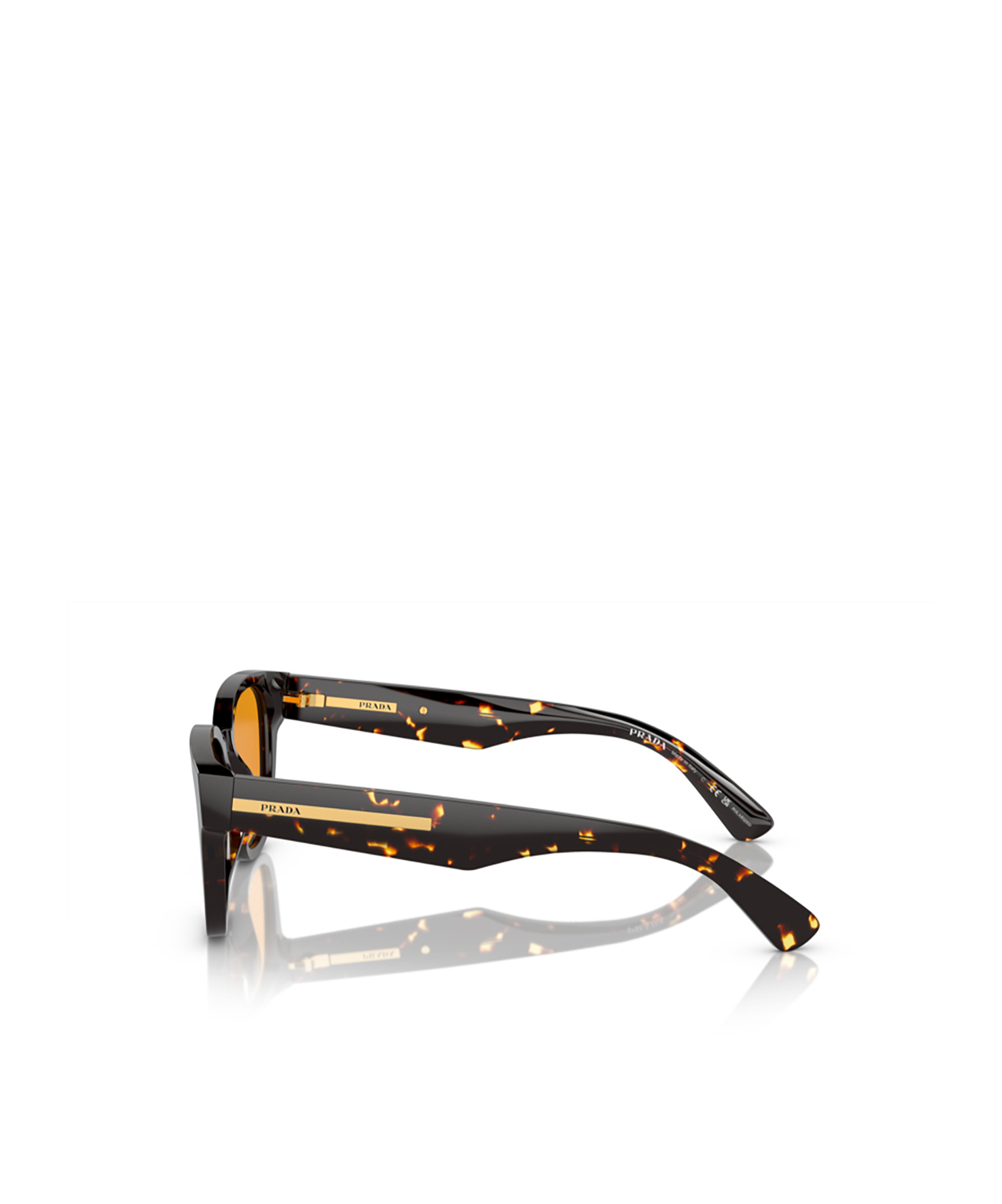 Prada Logo Sunglasses In Yellow