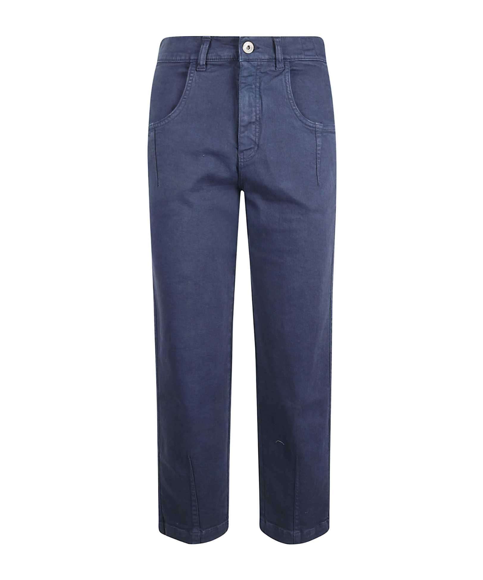 Eleventy Pleated Zip-up Track Pants In Blue