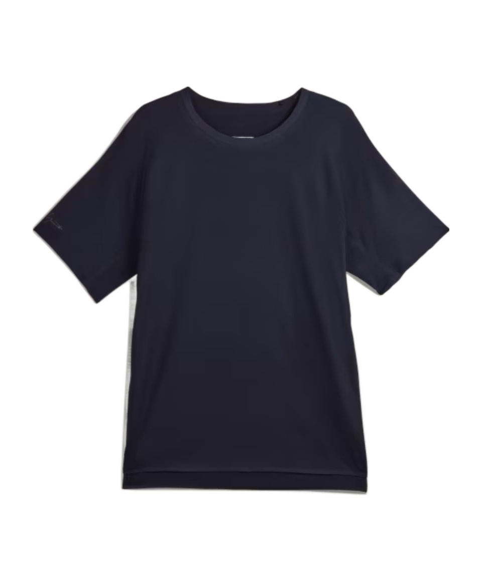 Y-3 Running Short Sleeve Tee In Black