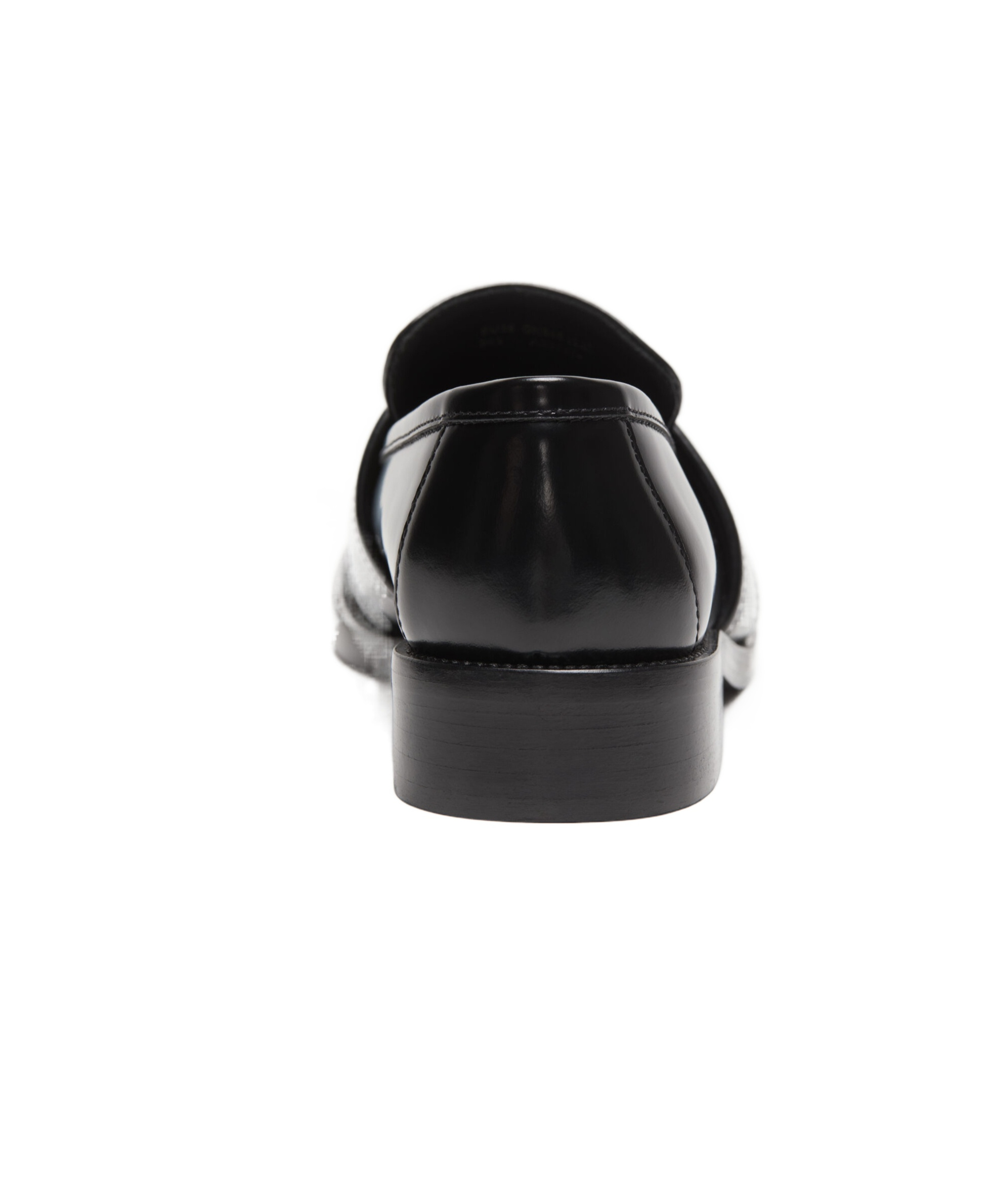 Acne Studios Leather Loafers Black In Black