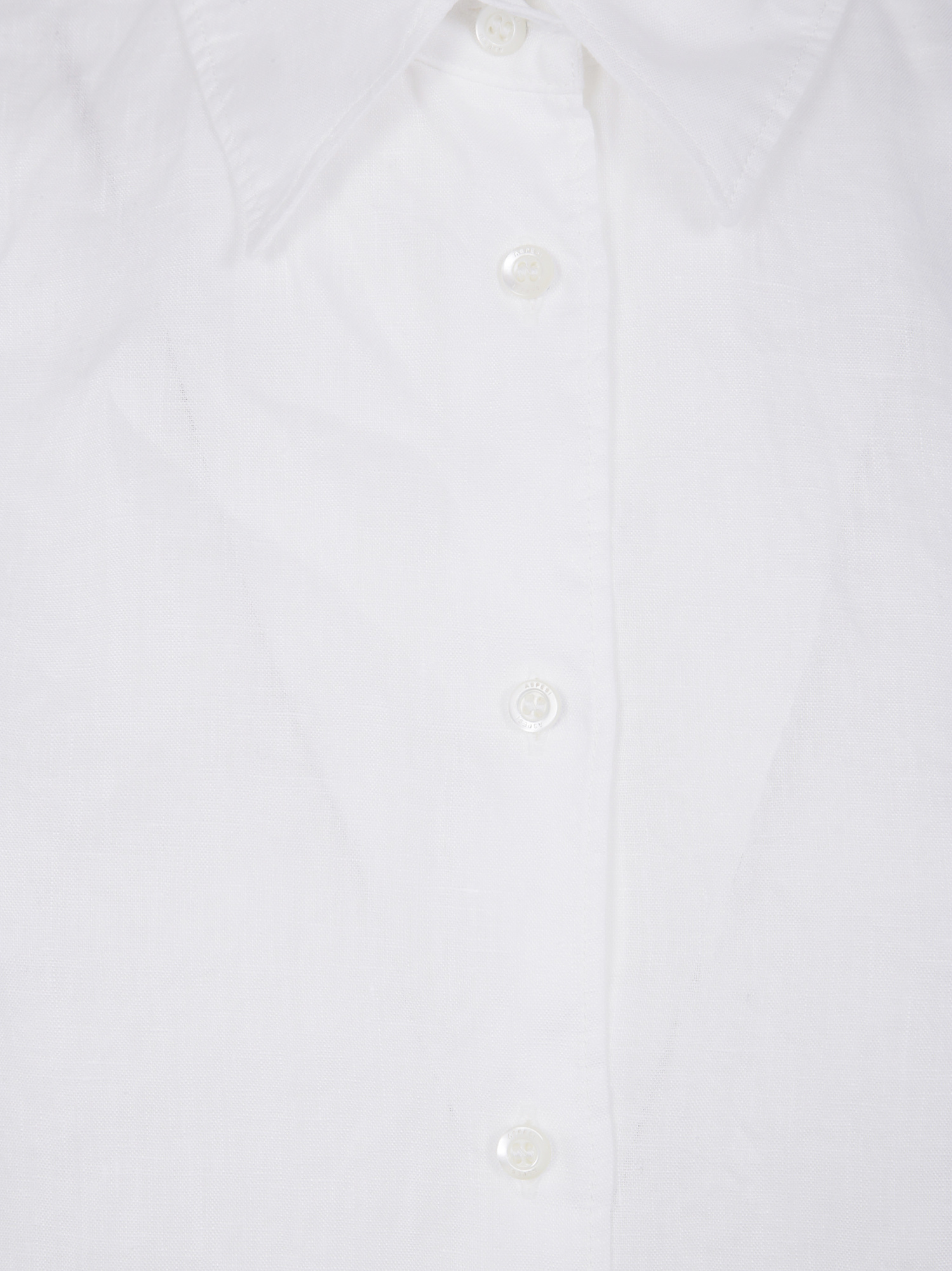 Shop Aspesi Long-sleeved Shirt In White