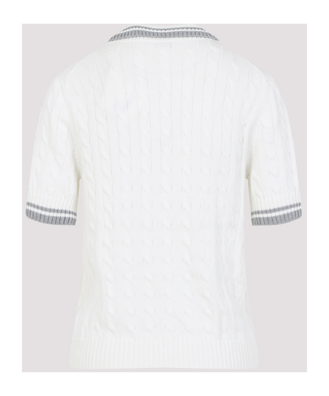 Brunello Cucinelli Logo Short-sleeved Polo T-shirt In White