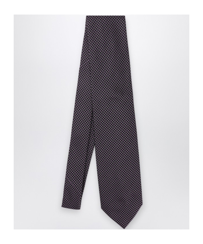 Destin Surl Polka Dot Tie In Black