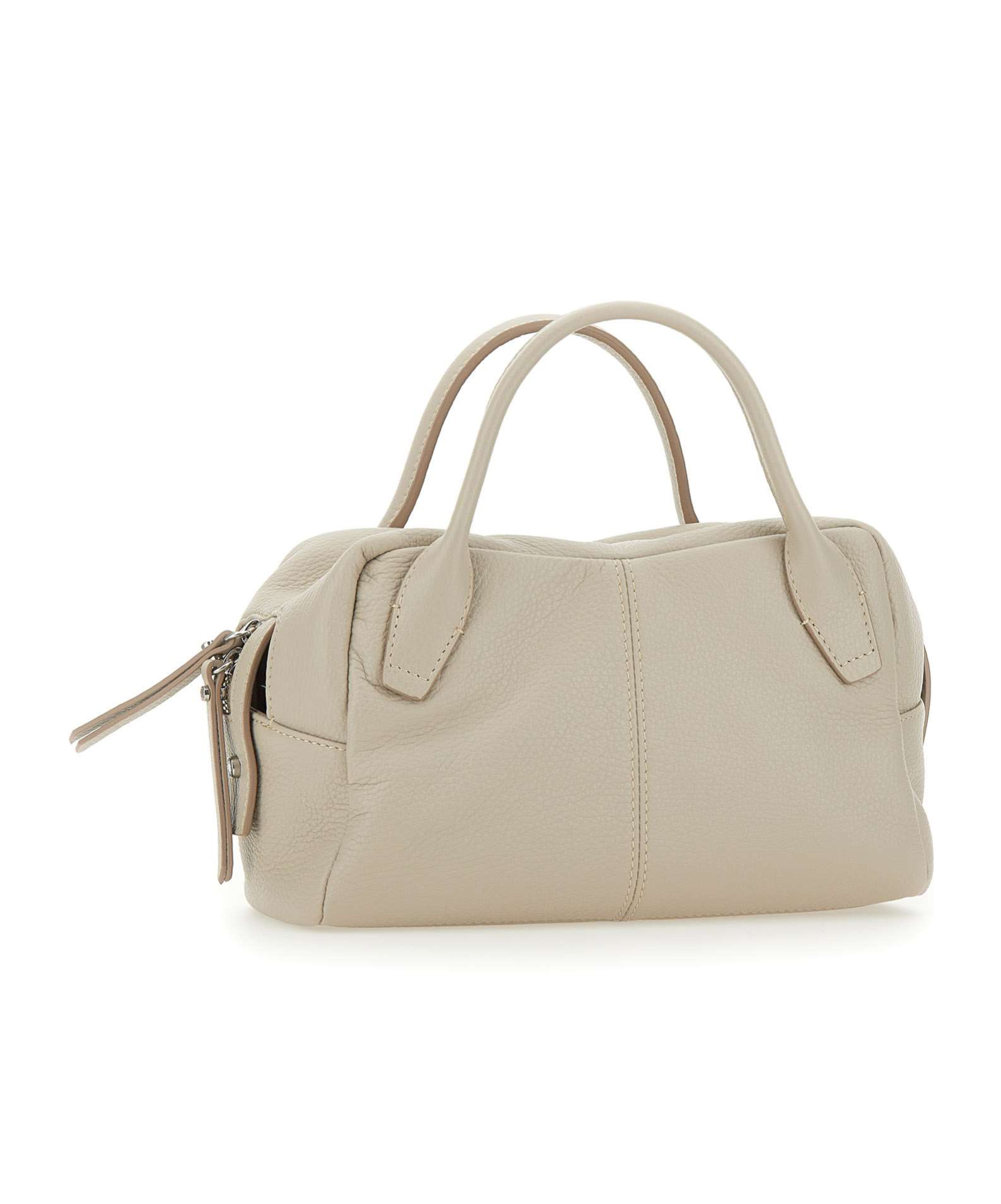 Gianni Chiarini Logo Patch Zipped Tote Bag In Brown