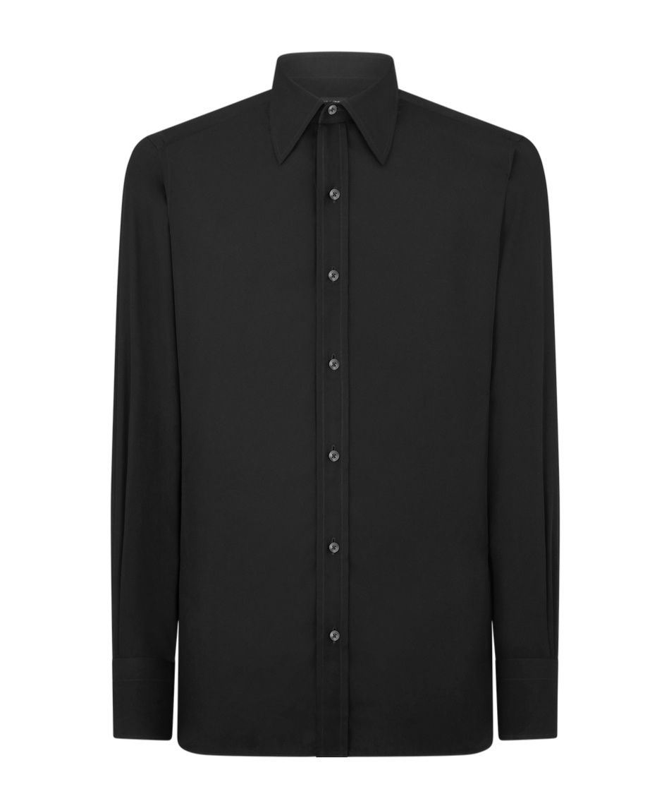 Tom Ford Lightweight Lyocell Slim-fit Shirt In Black