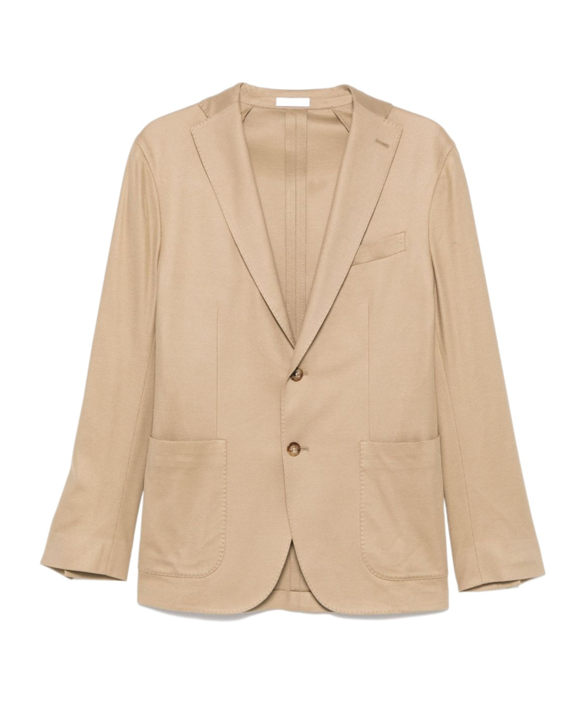 Boglioli Light Brown Cotton Blazer In Nude