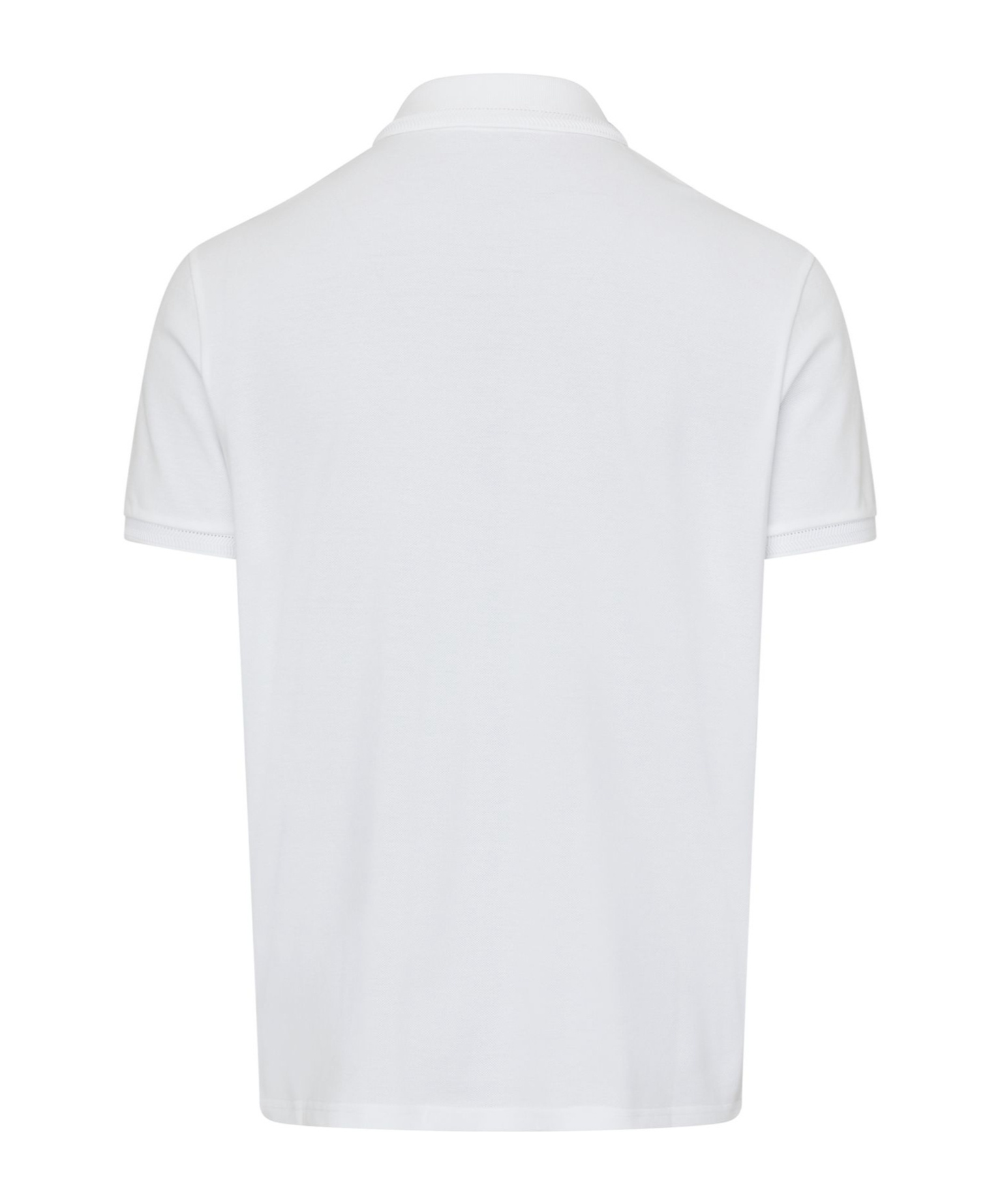 Shop Moncler Short-sleeved Polo Shirt In White
