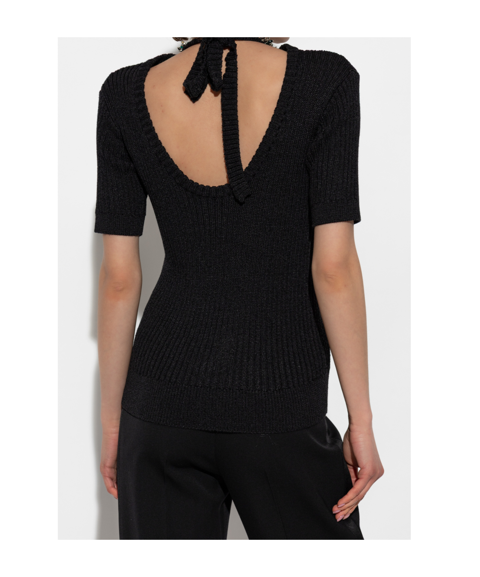 Shop Dries Van Noten Strap T-shirt In Black