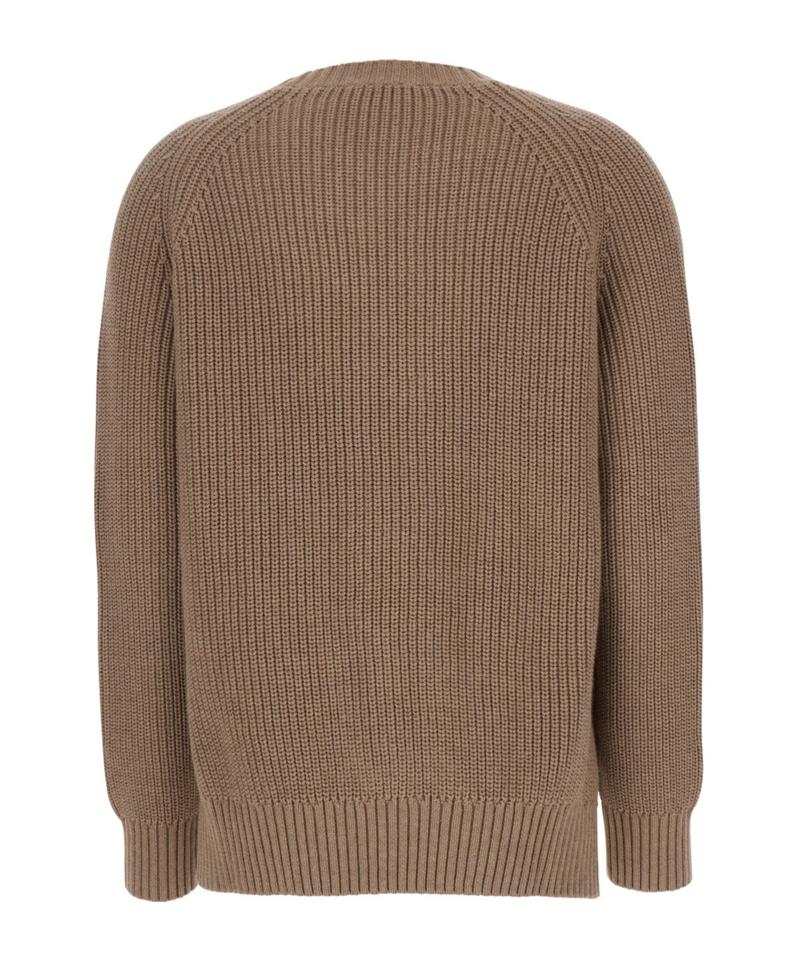 Shop P.a.r.o.s.h . Crewneck Knit Sweater In Brown