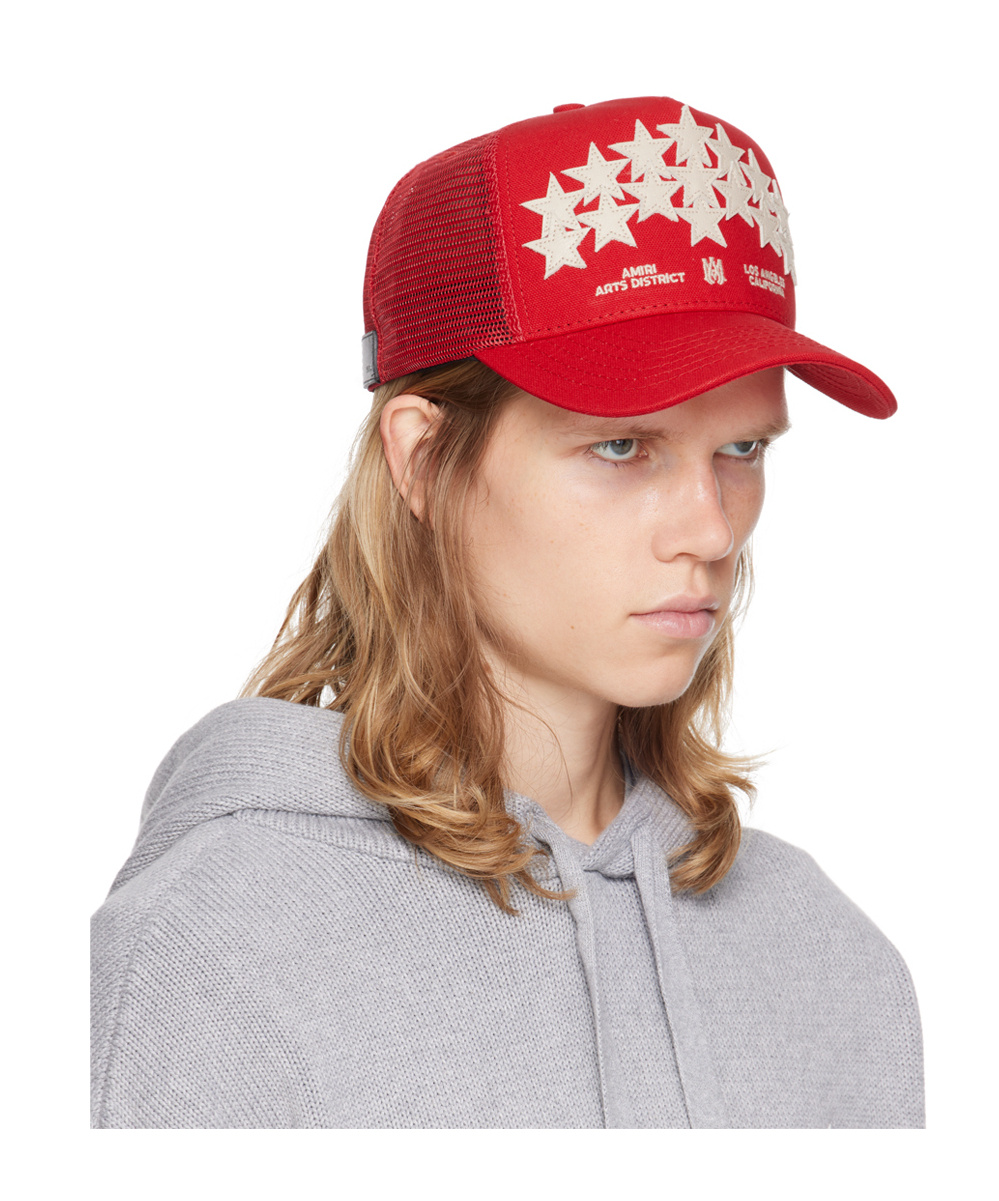 Amiri Pattern Decal Baseball Cap In Multicolor