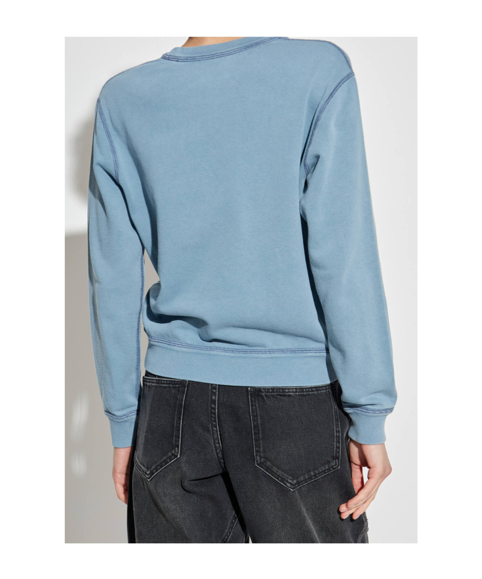 Isabel Marant Étoile Long Sleeve Sweatshirt In Blue
