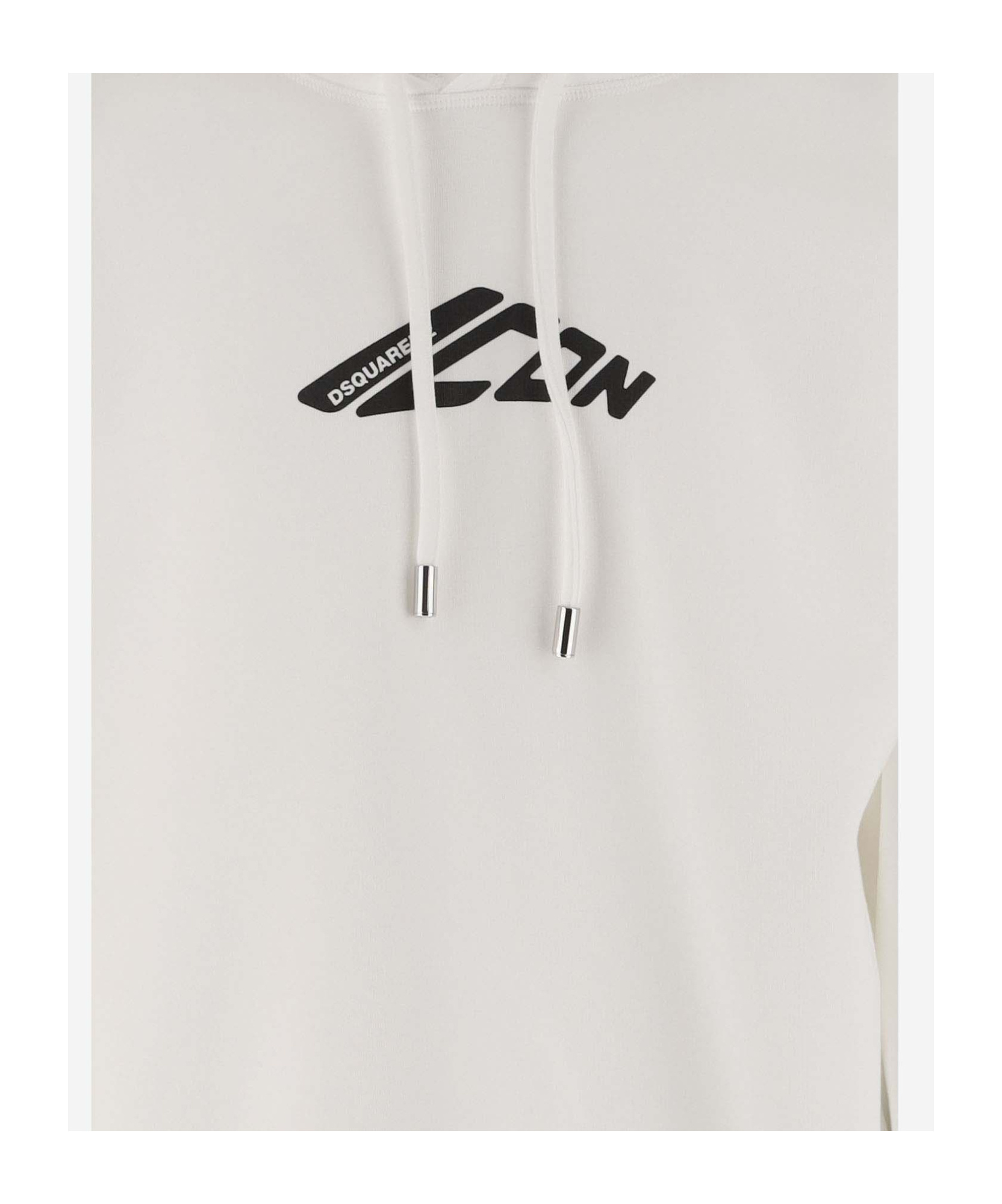 Dsquared2 Icon New Generation Hooded Sweatshirt In White