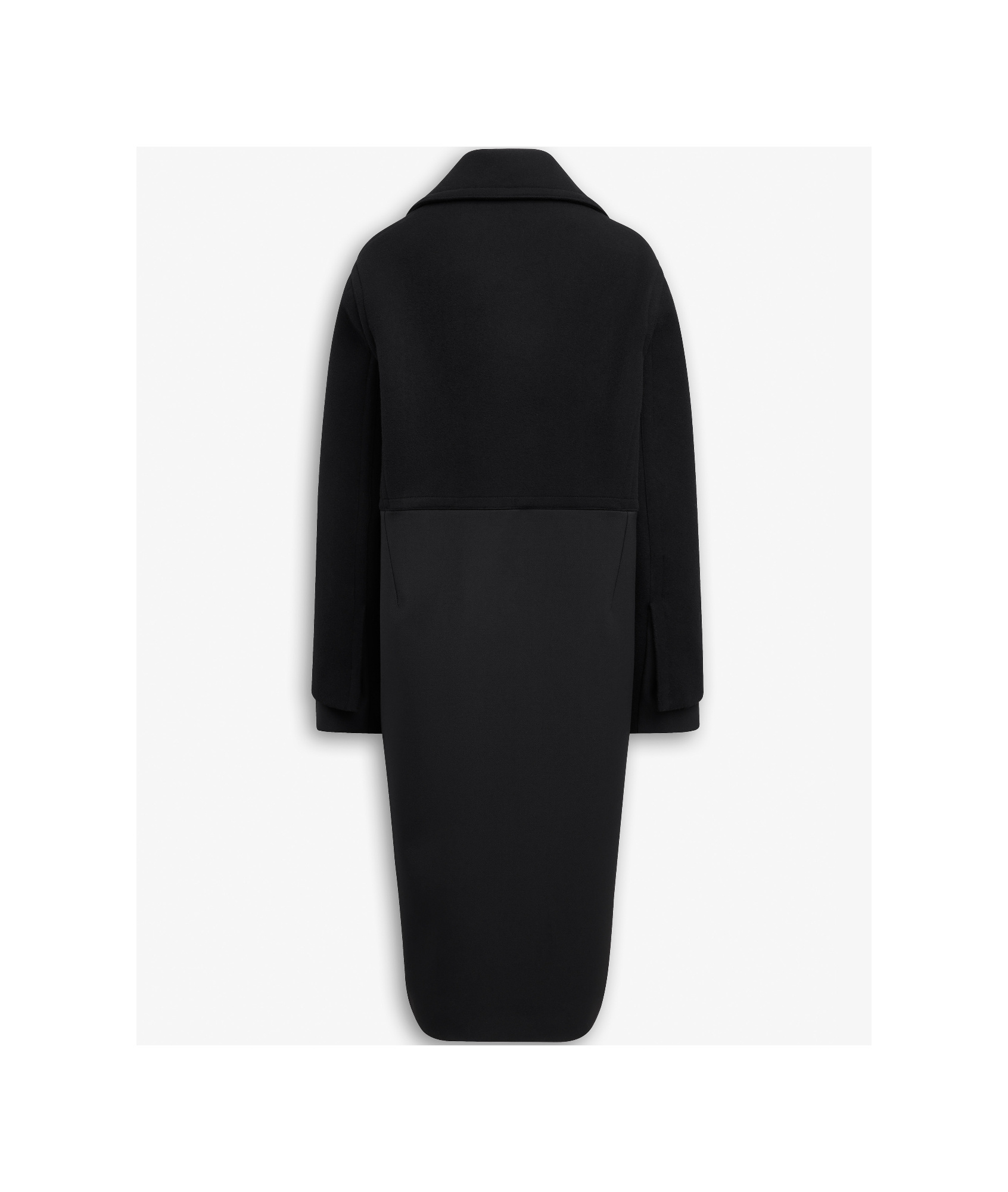 Alaïa Womens Noir Alaia Bi-colour Double-breasted Stretch-wool Coat In Black