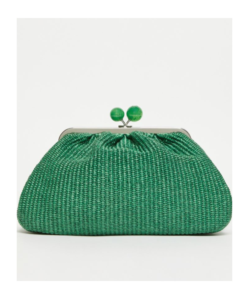 Weekend Max Mara Chain Shoulder Bag In Green