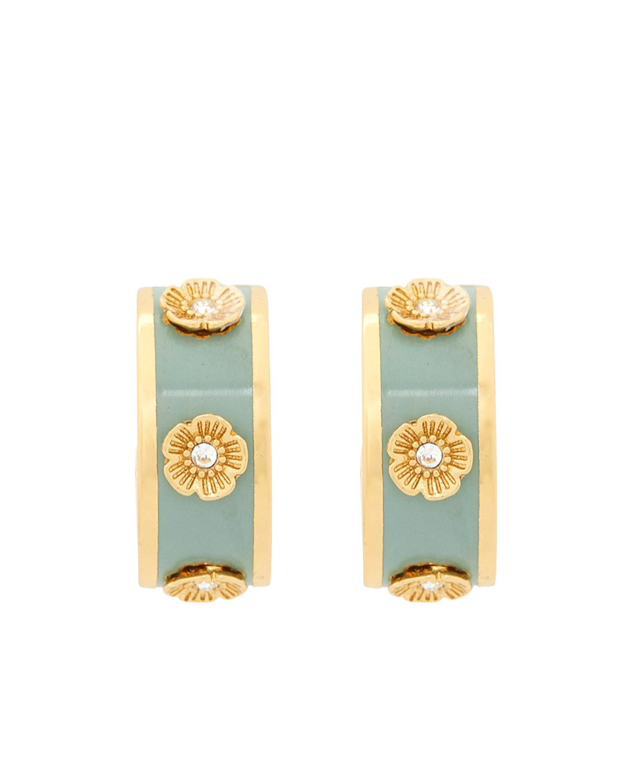 Coach Tea Rose Earrings