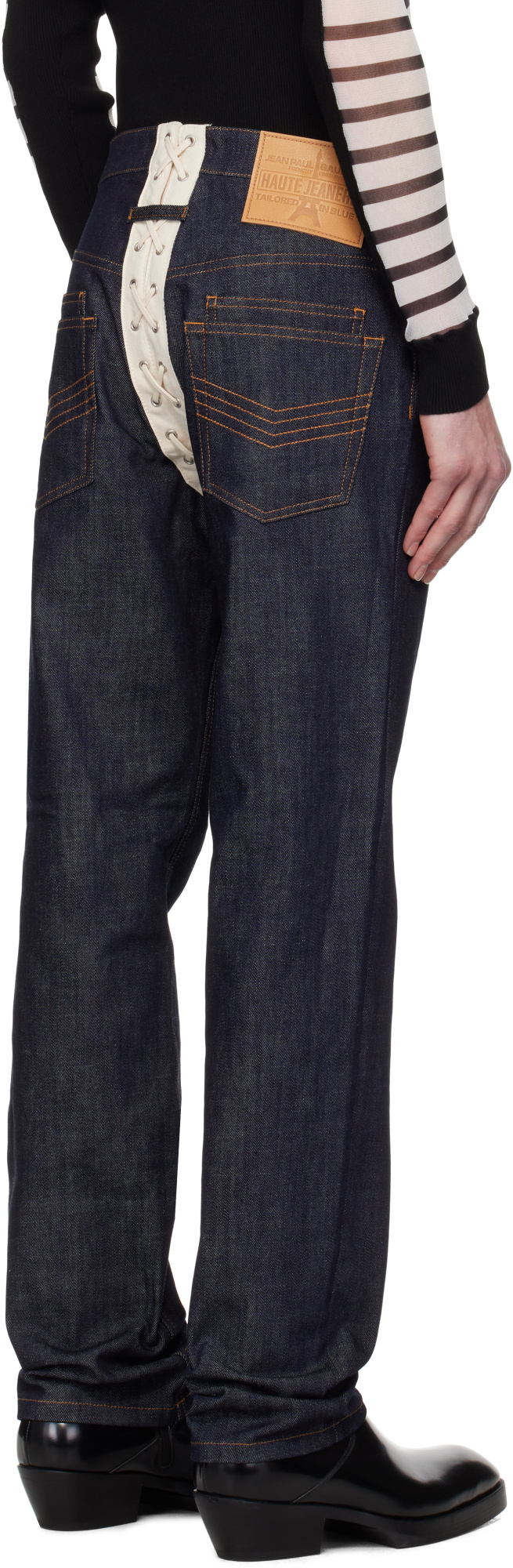 Jean Paul Gaultier Straight-leg Jeans In Blue