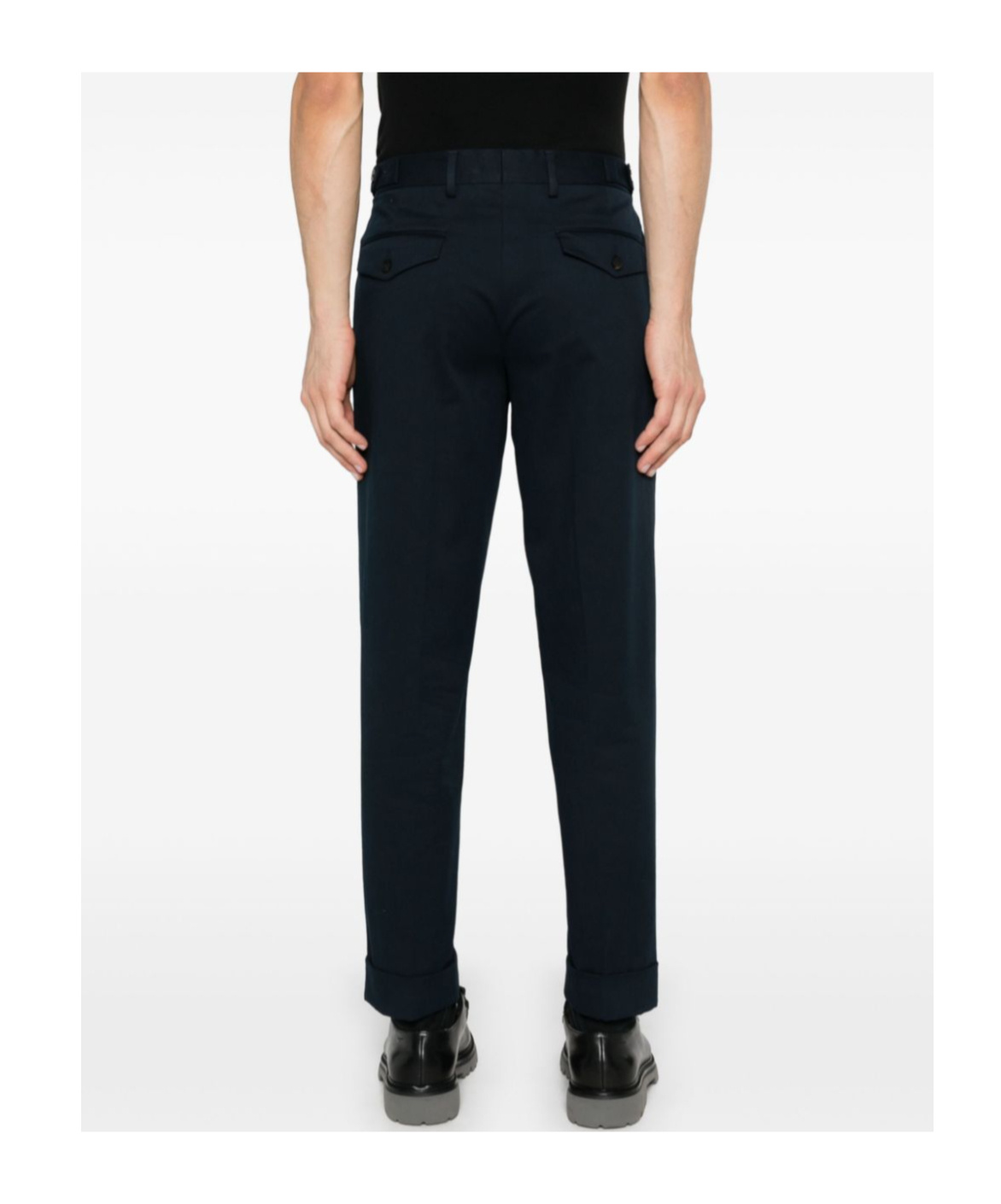 Dries Van Noten Belt-loop Casual Pants In Black