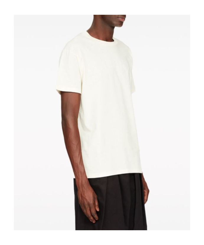 Maison Margiela Woman T-shirt Ivory Size M Cotton In White