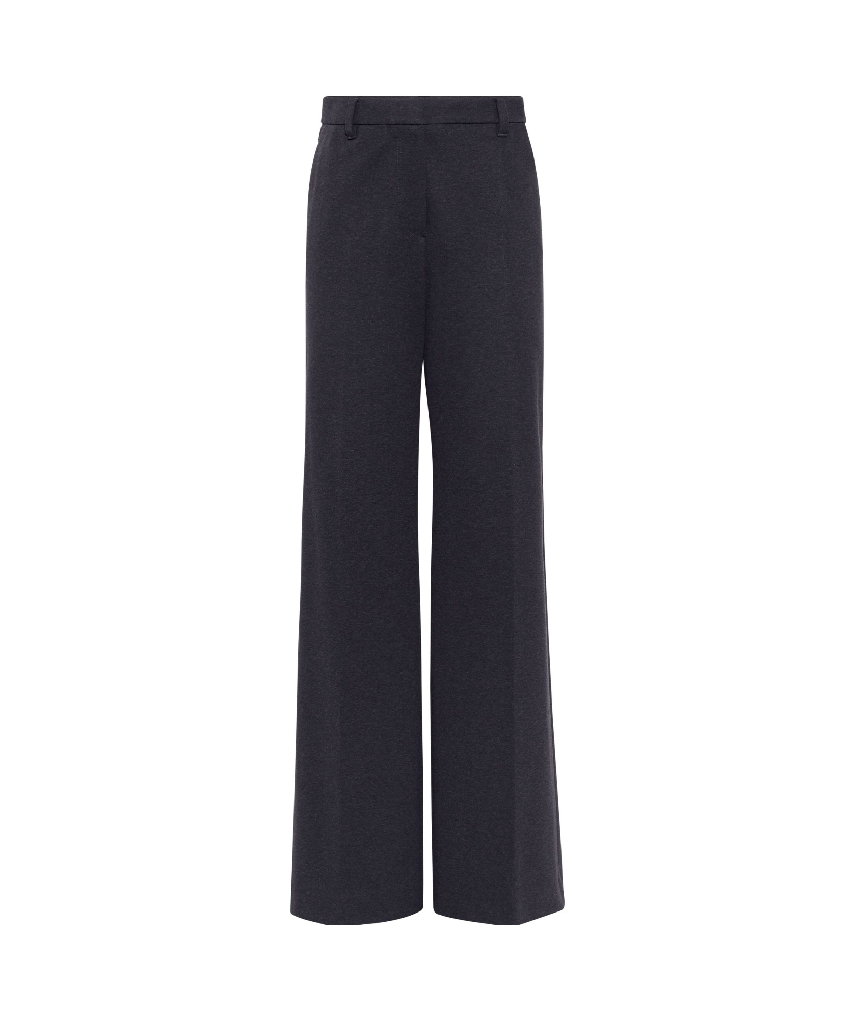 Brunello Cucinelli Stretch Flared Trousers In Black