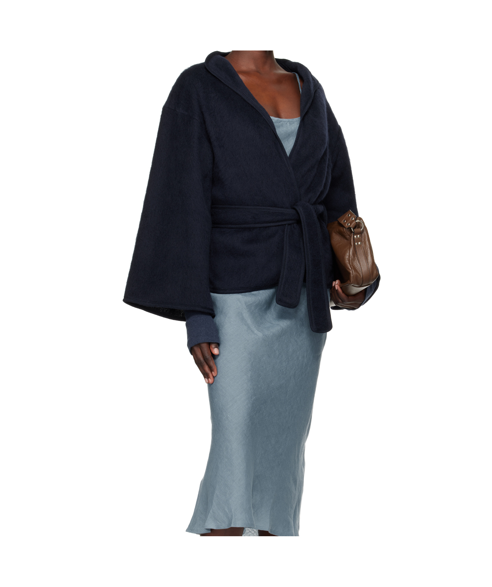 Baserange Long Sleeve Casual Jacket In Black