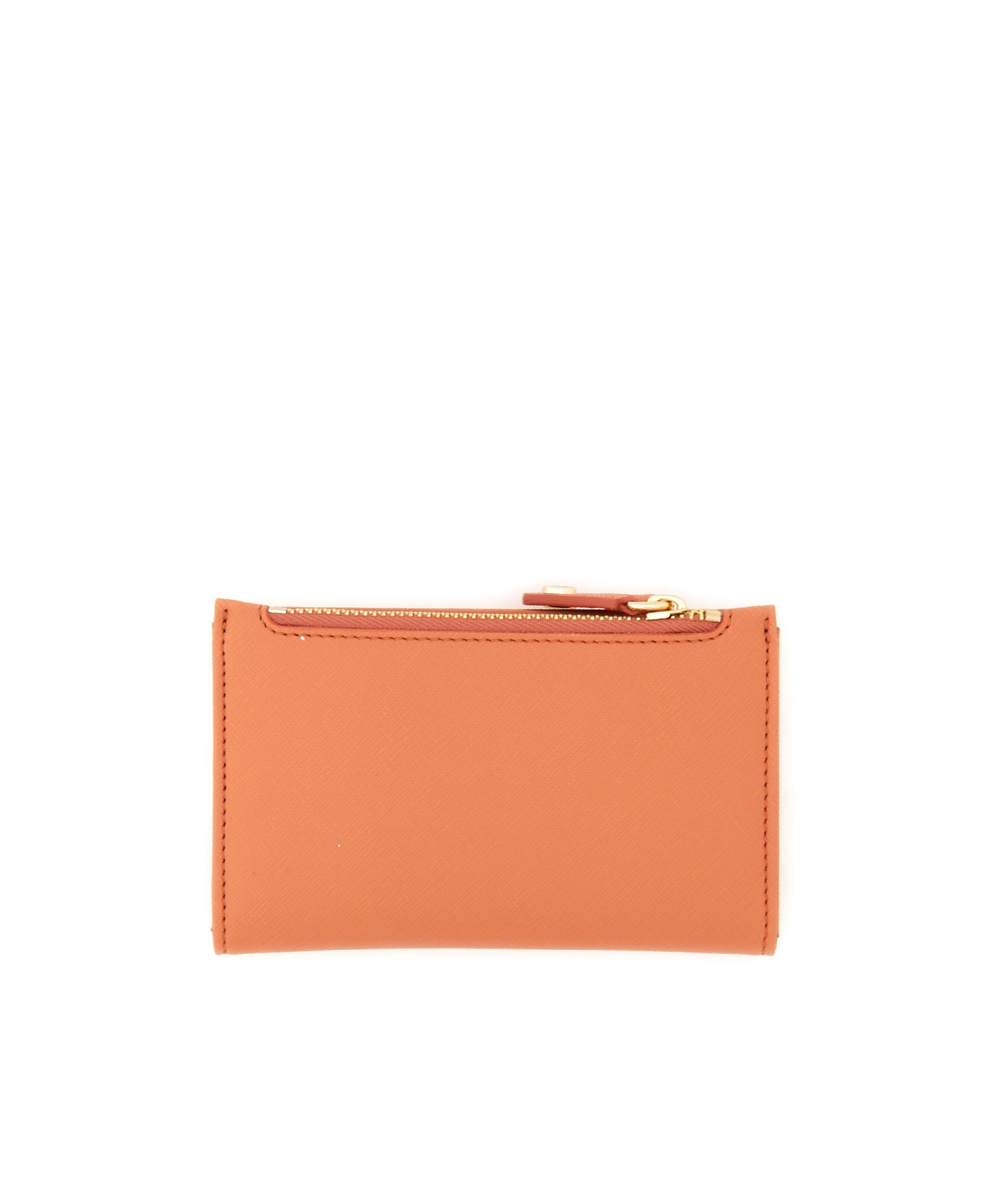Vivienne Westwood Orange Orb Card Holder With Gold-tone Emblem In Pink
