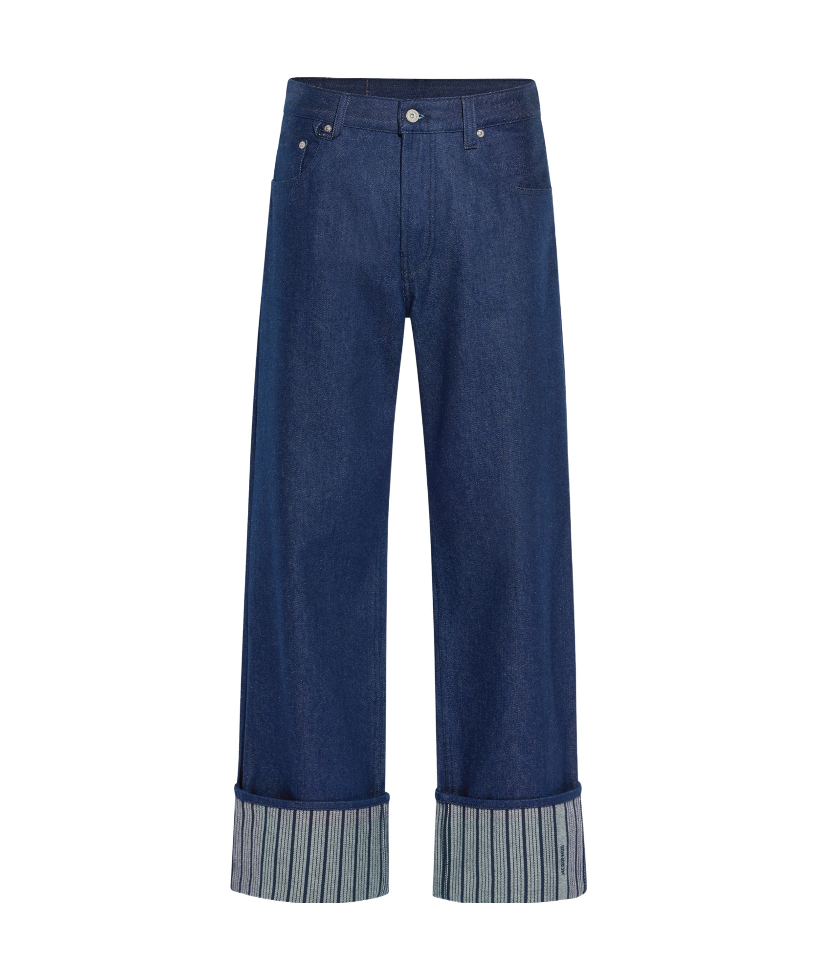 Shop Jacquemus Belt-loop Jeans In Blue