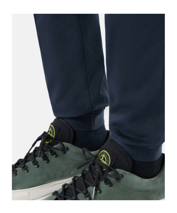 Stone Island Regular Tapered Fit Cargo Pants In Blue
