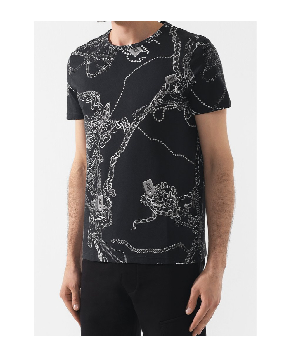 Just Cavalli T Shirt In Black