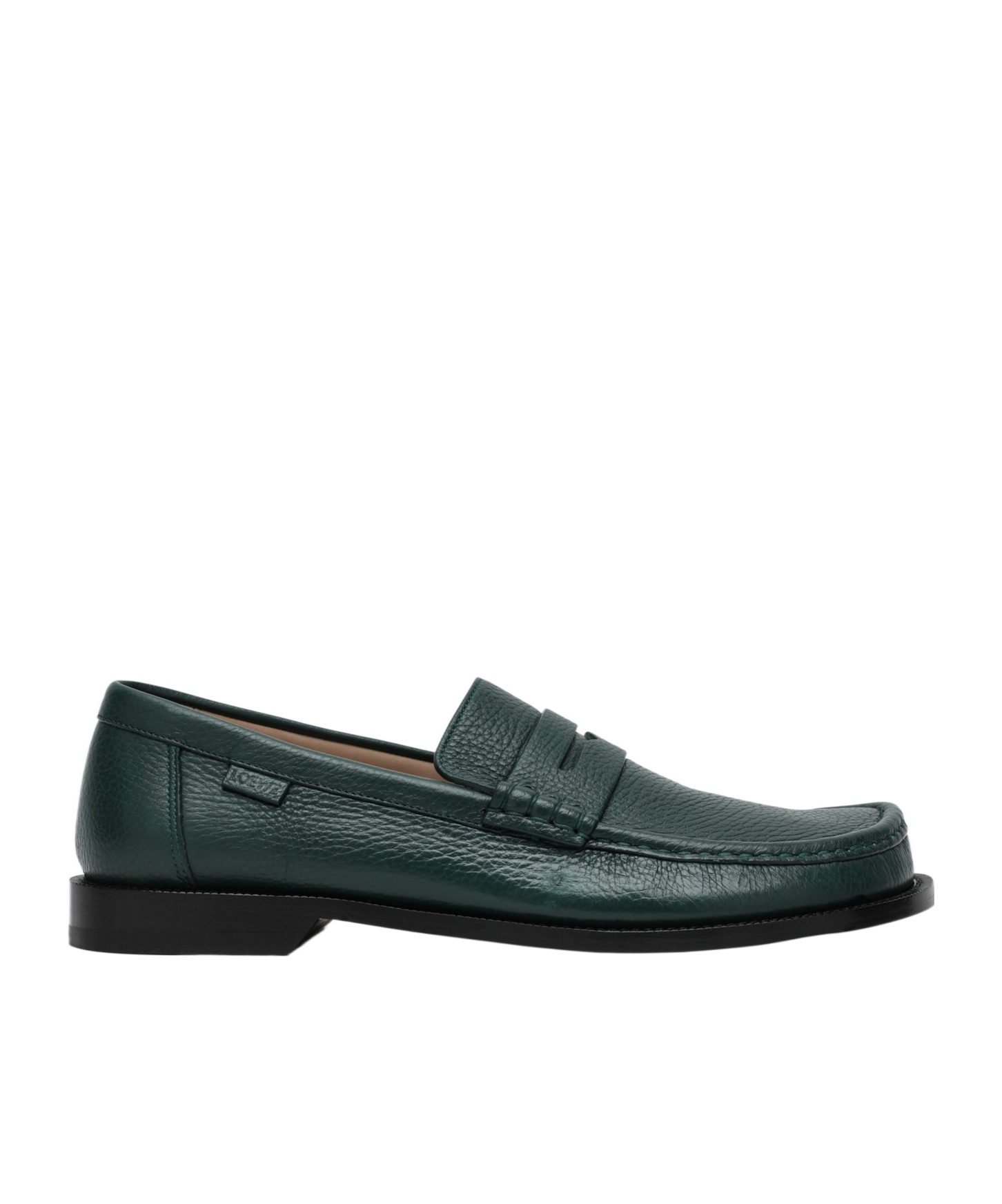 Loewe Campo Grained Leather Loafers