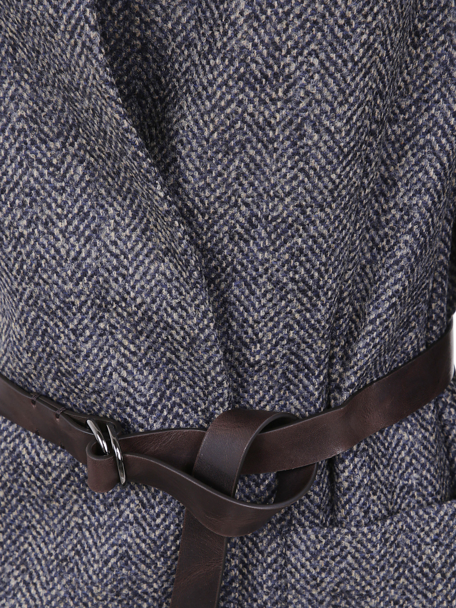 Brunello Cucinelli Herringbone Jacket In Gray