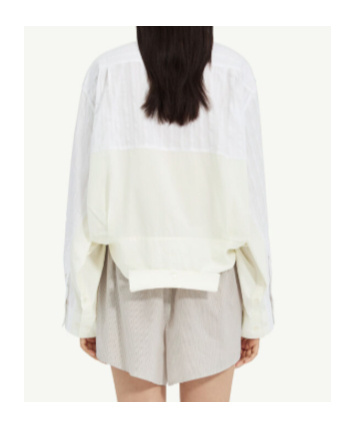 Mm6 Maison Margiela Pocket Long-sleeved Shirt In White