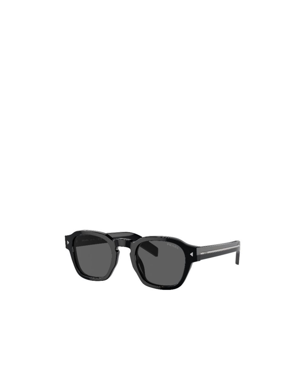 Prada Pra16s 16k731 Nero Sunglasses In Gray