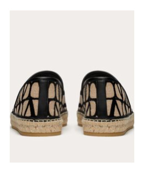 VALENTINO GARAVANI VALENTINO	MONOGRAM JACQUARD SLIP-ON ESPADRILLAS
