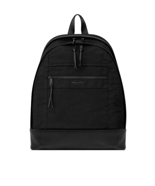 Saint Laurent Versatile Backpack Featuring Adjustable Straps In Black