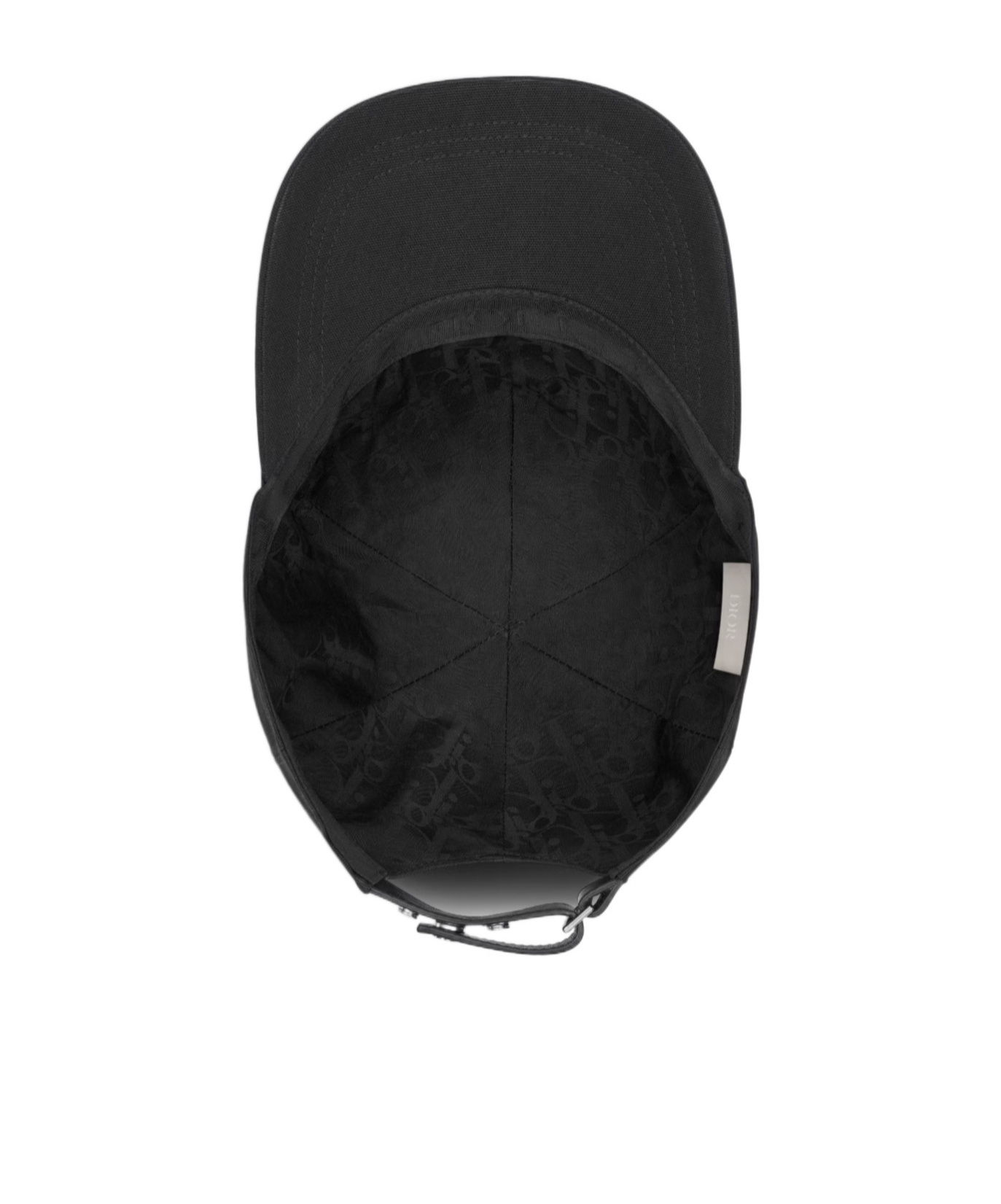 Dior Logo Baseball Hat In Black