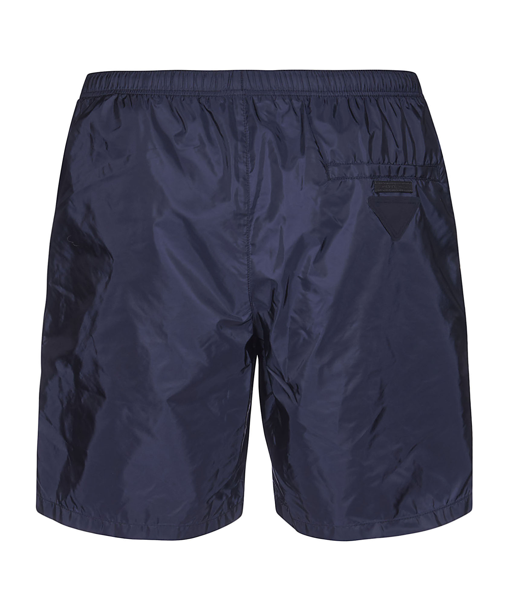Prada Midnight Blue Nylon Swimming Shorts In Blue