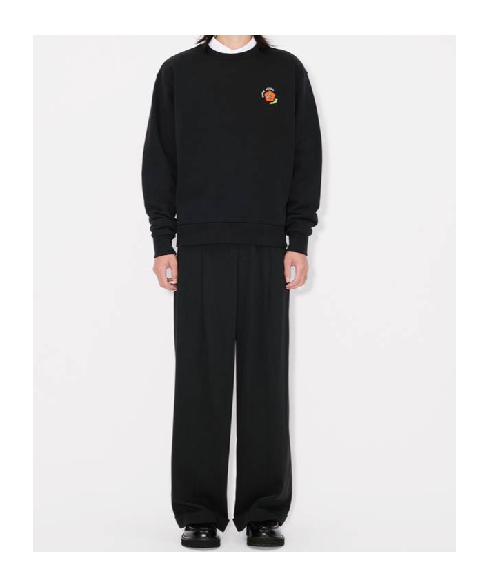Kenzo Pop Sweater In Merino Wool In Black