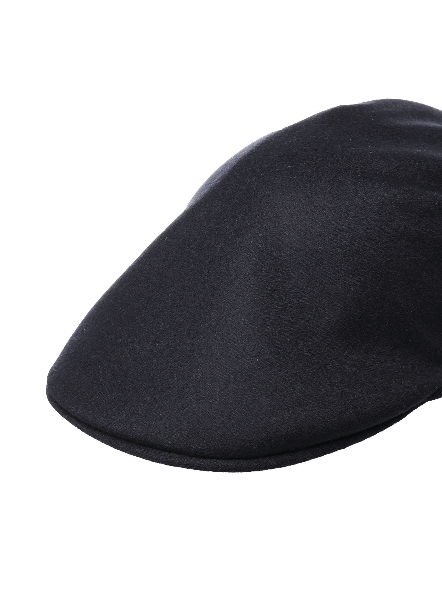 Borsalino Duck Hat In Blended Wool In Black