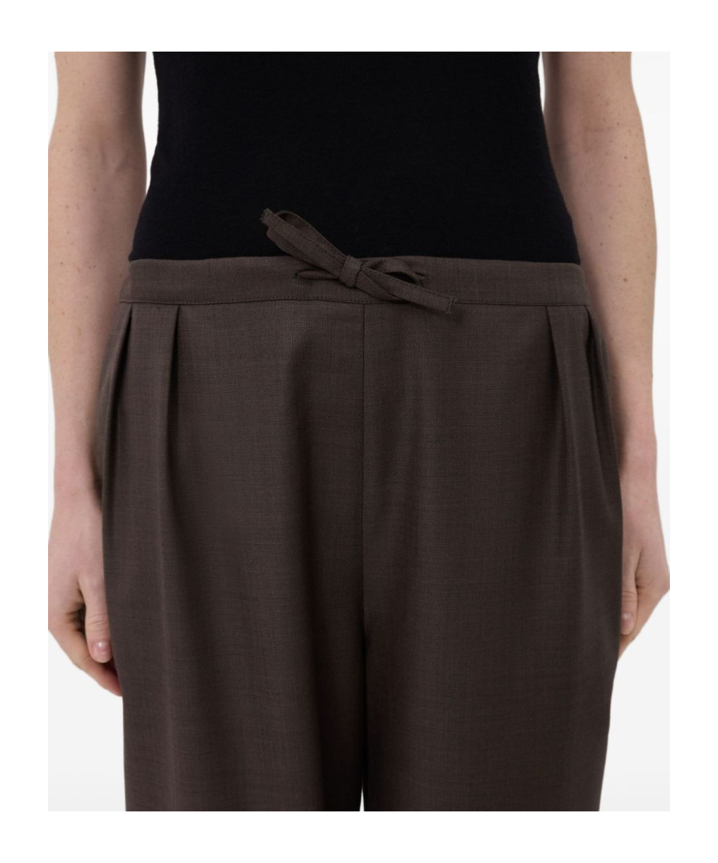 Loulou De Saison Wide-leg Casual Pants In Black