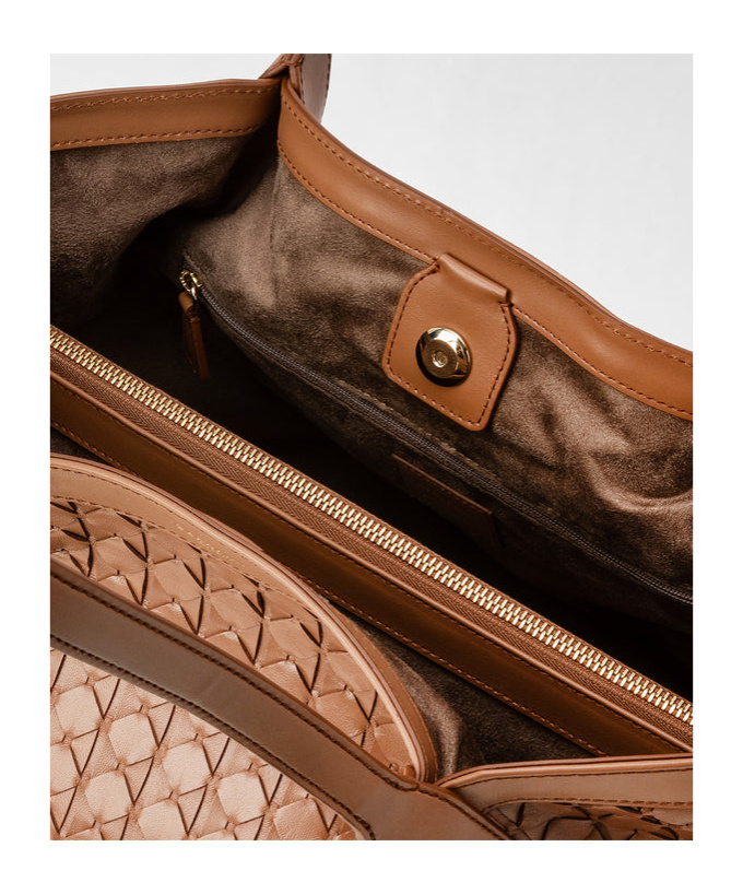 Serapian Small Secret Tote Bag In Brown