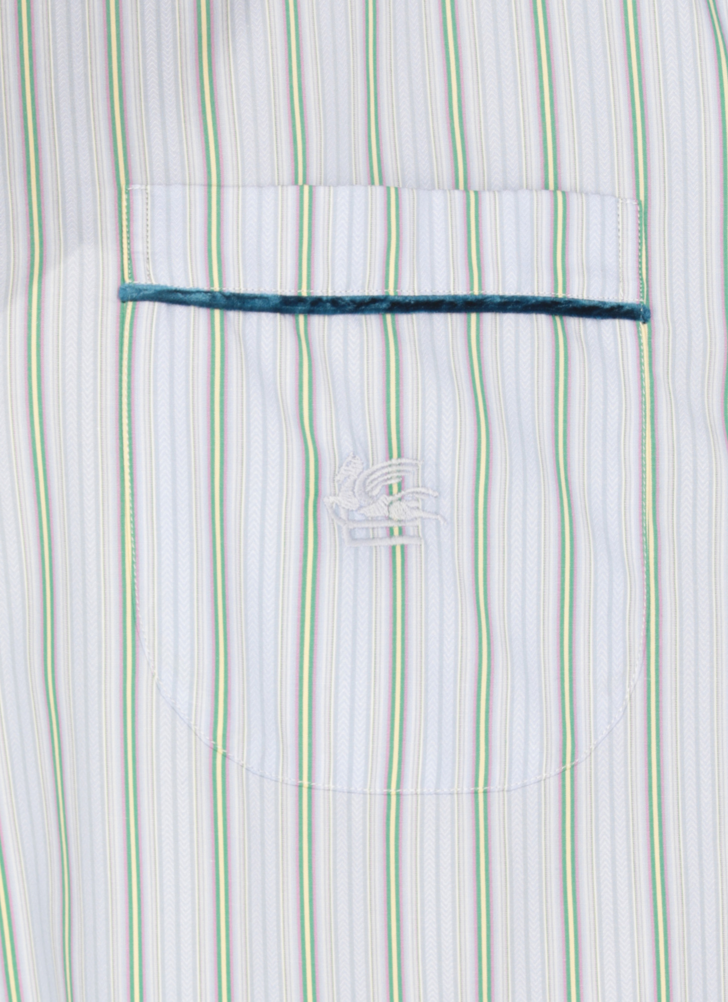 Shop Etro Striped Shirt In White