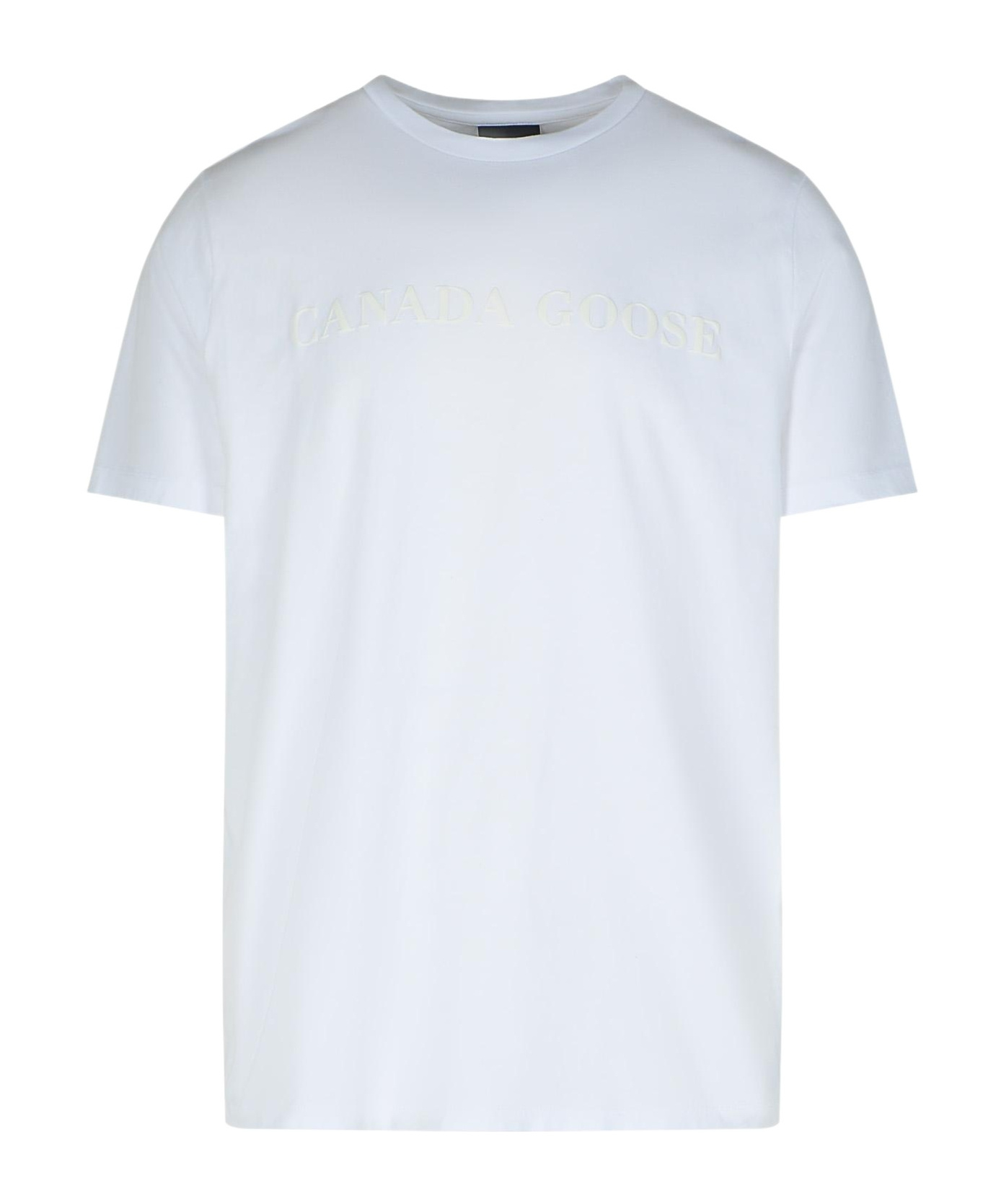 Canada Goose Emersen Short-sleeved T-shirt In White