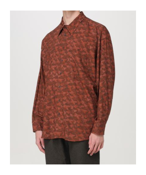 Magliano 'hands Of The People' Shirt In Brown